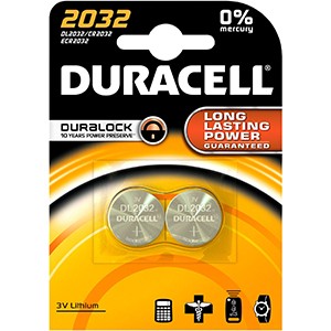 Duracell baterii 2 buc 2032 lithiu 3 v