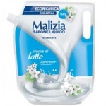 Malizia sapun lichid rezerva 1 litru lapte