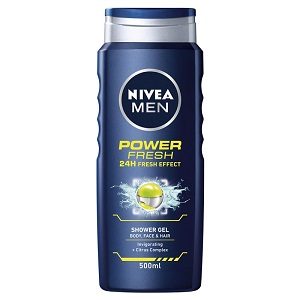 Nivea dus gel 500 ml men power fresh